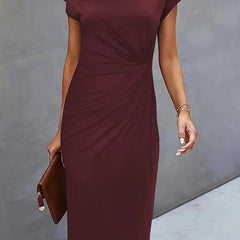 Katie | Womens Classic Short Sleeve Bodycon Dress 22
