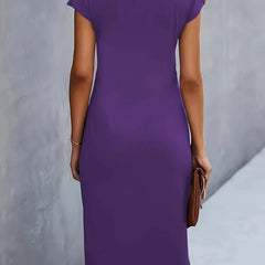 Katie | Womens Classic Short Sleeve Bodycon Dress 20
