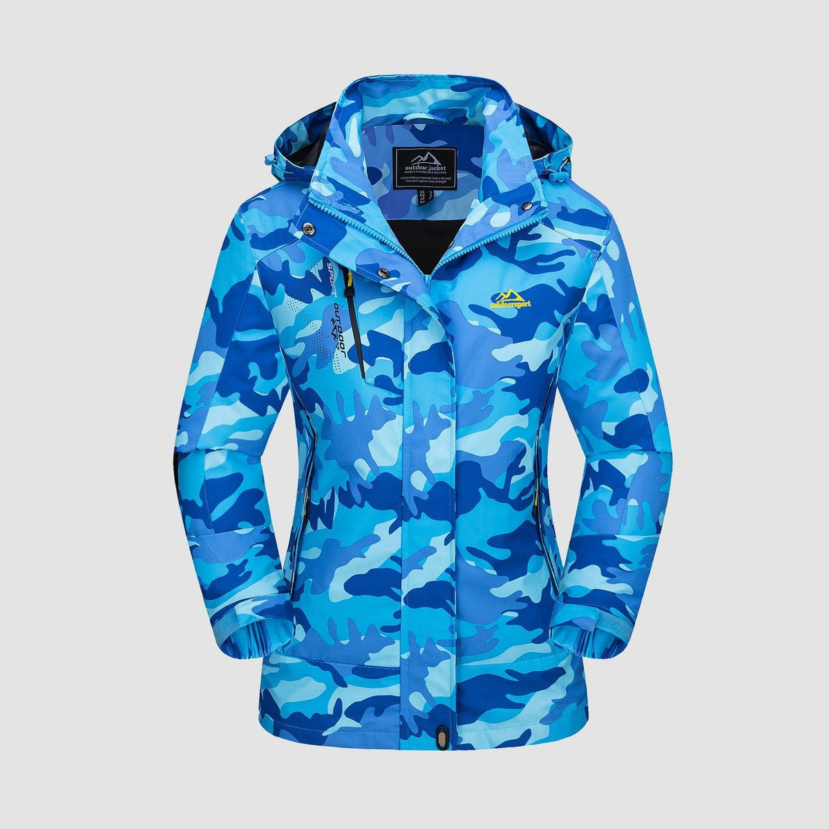 Women's 3-in-1 Waterproof Ski Jacket with Fleece Lining
