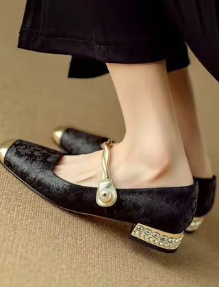 Isabella | Womens Gold Heels 6