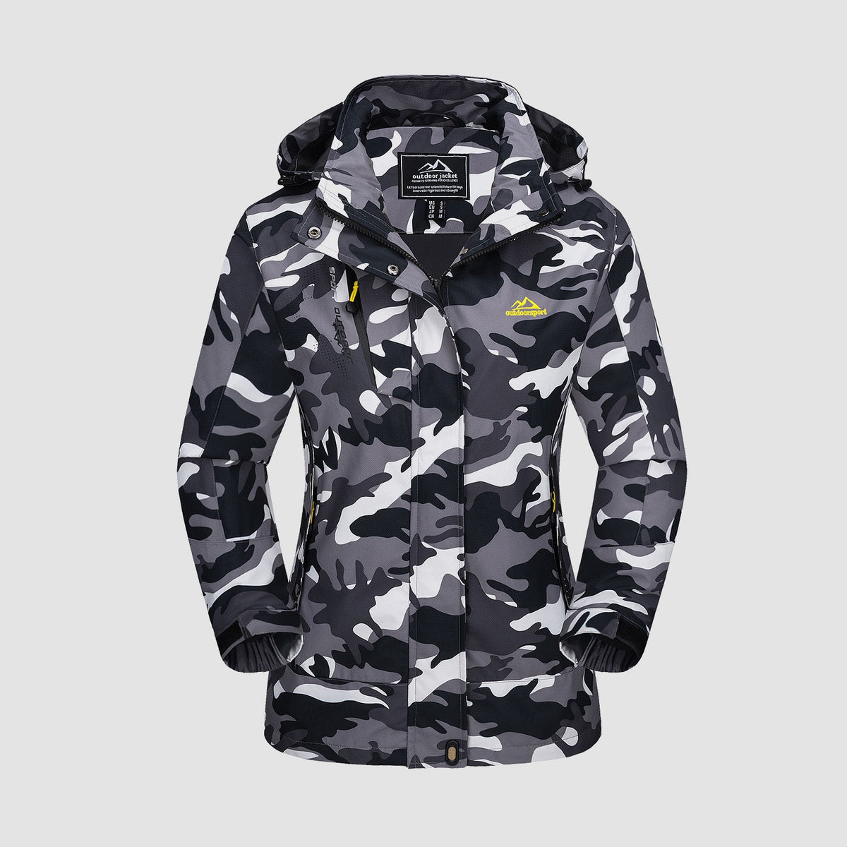 Women's 3-in-1 Waterproof Ski Jacket with Fleece Lining