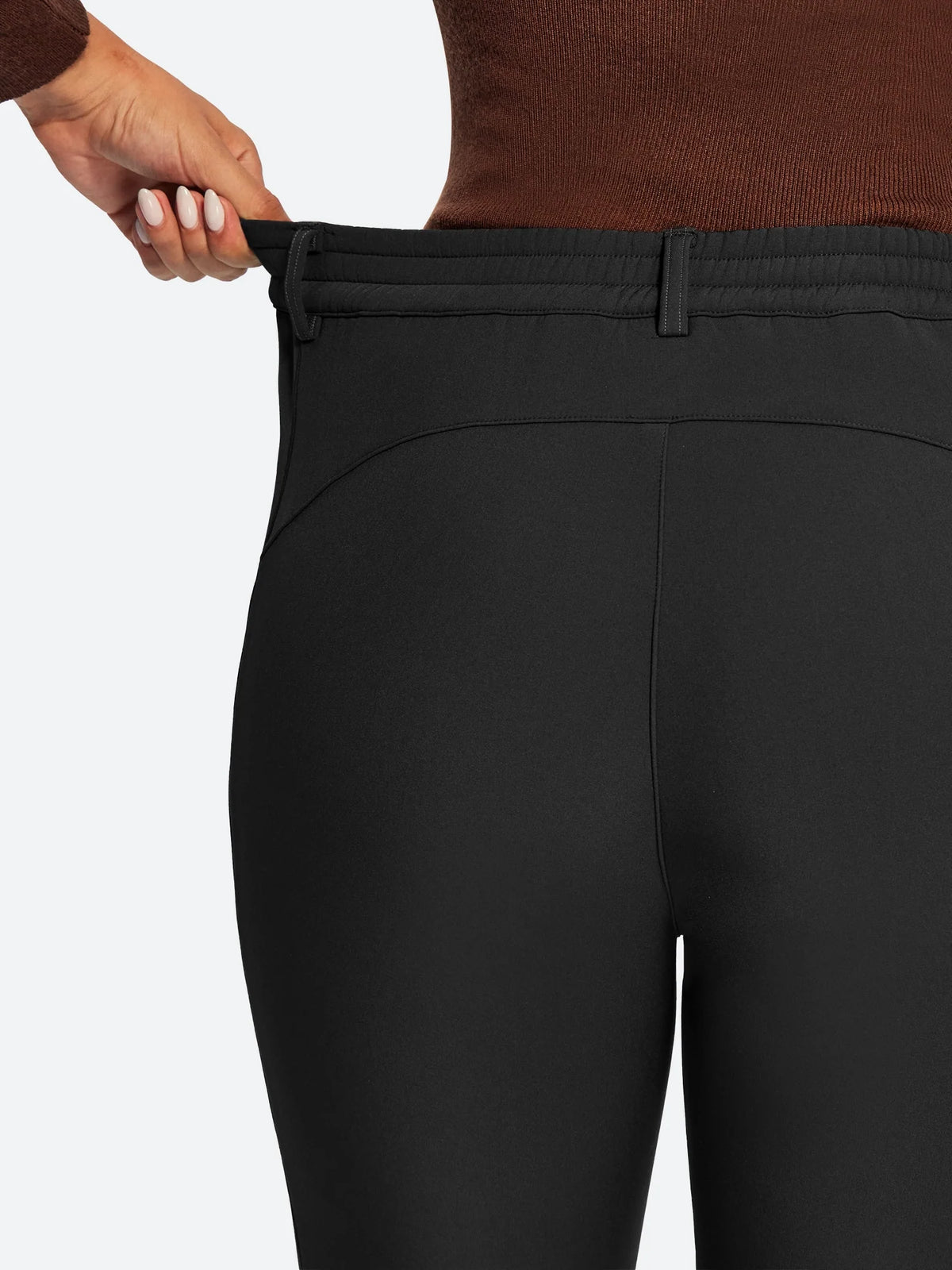 Women's Fleece Lined Waterproof Softshell Insulated Snow Ski Pants