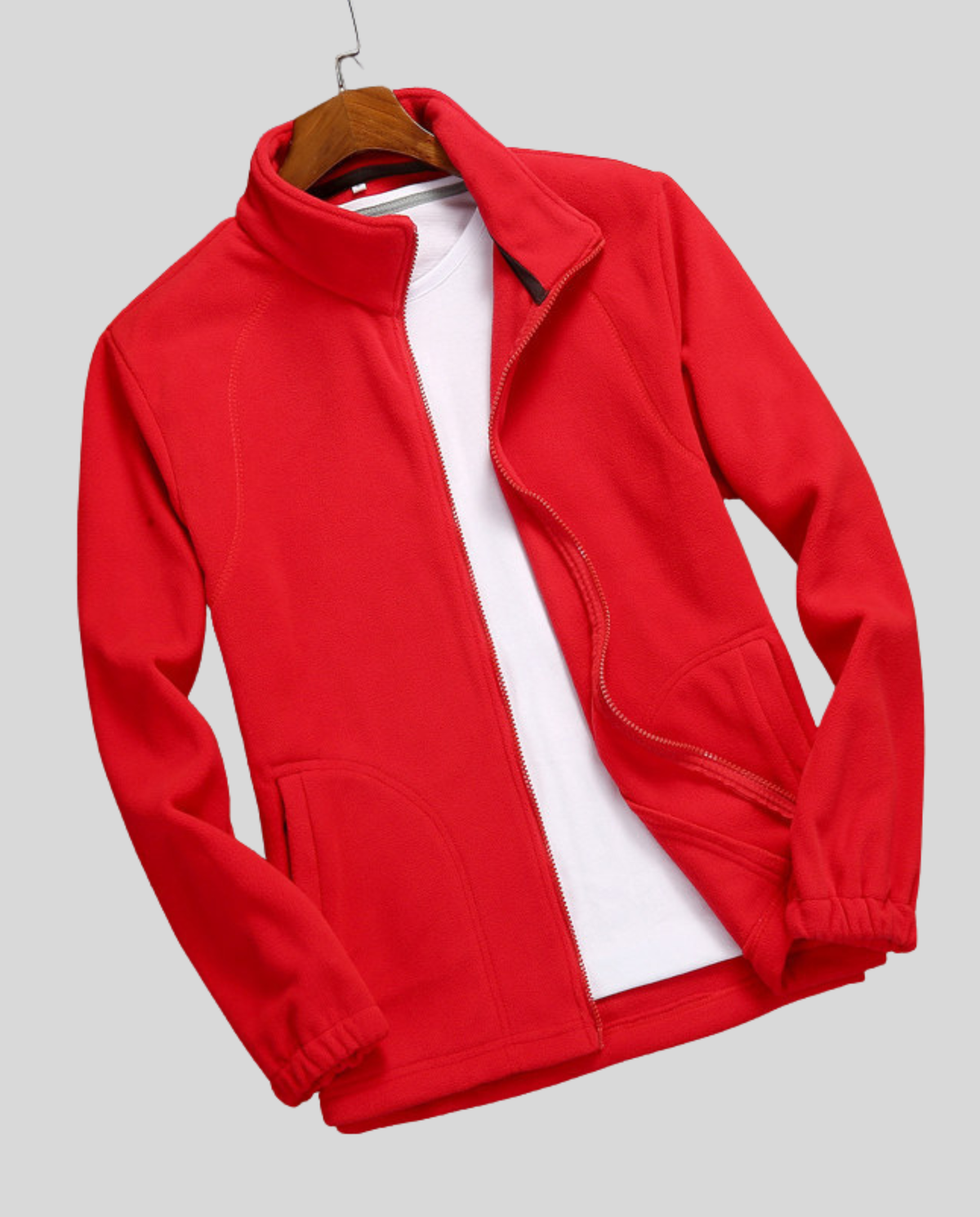 Women's Fleece Jacket – Zipped High Neck