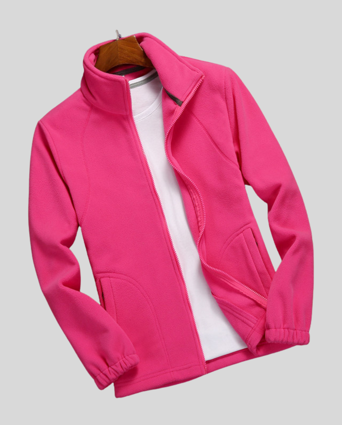 Women's Fleece Jacket – Zipped High Neck