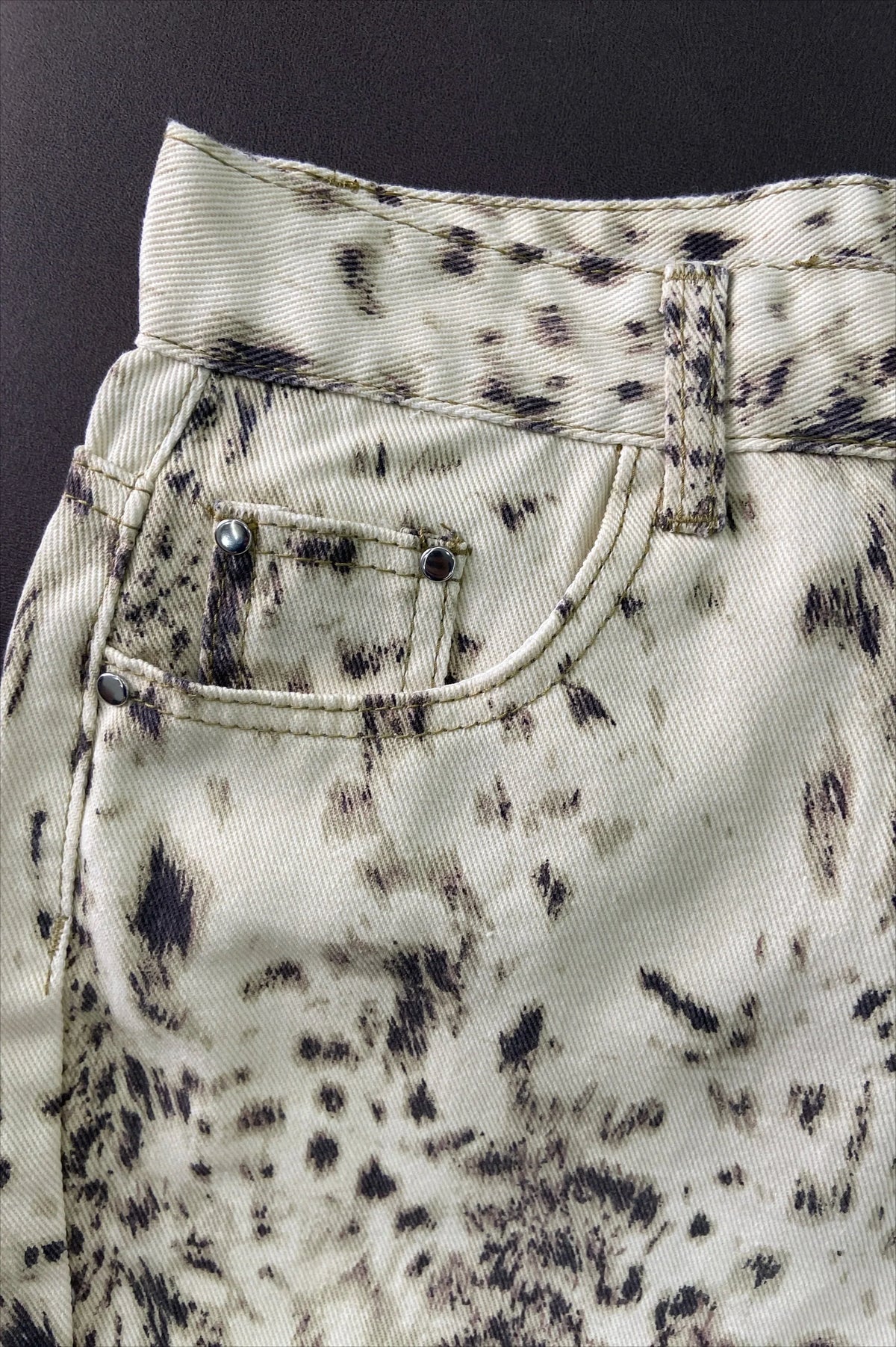 Women's Animal Print Wide Leg Pants