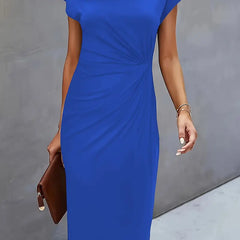 Katie | Womens Classic Short Sleeve Bodycon Dress 7