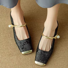 Isabella | Womens Gold Heels 5