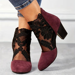 Charlotte | Womens White Heels 2