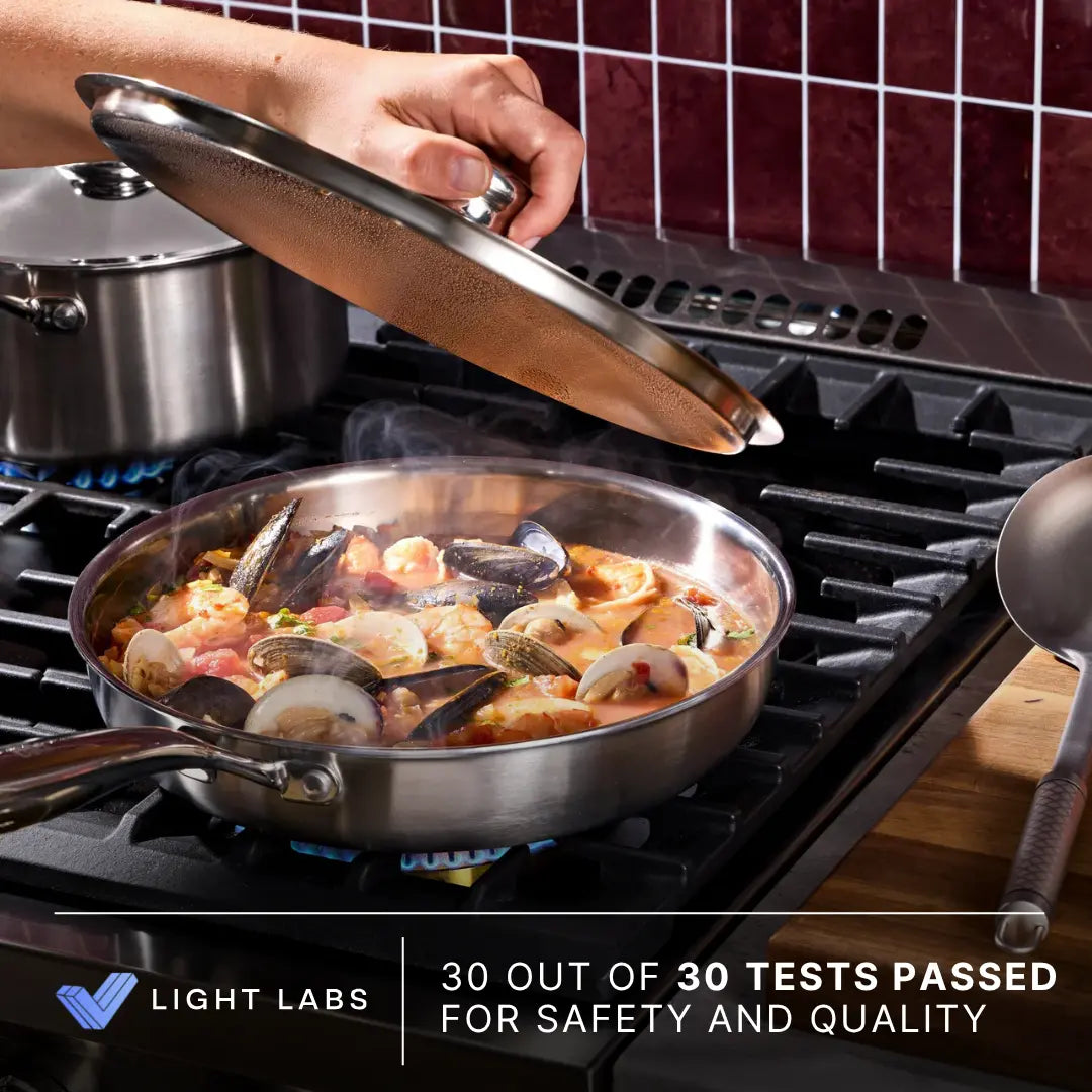 Pure Titanium Hammered Cookware Set – 12-Piece