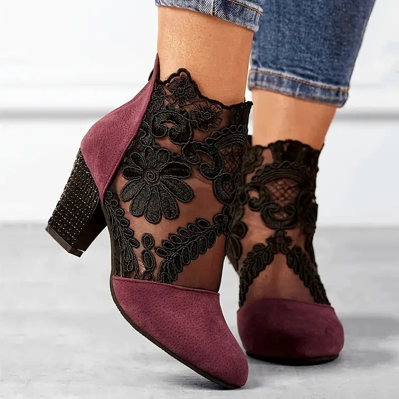 Charlotte | Womens White Heels 1