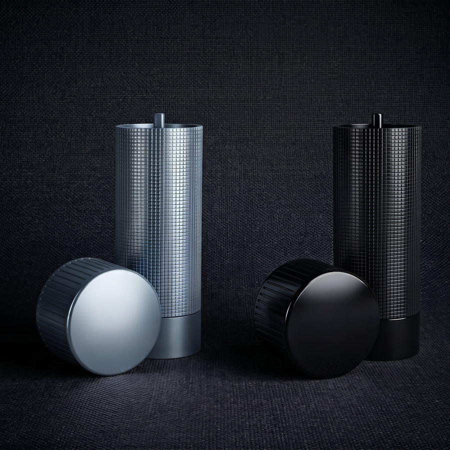 Stainless Steel Adjustable Salt & Pepper Mill Set