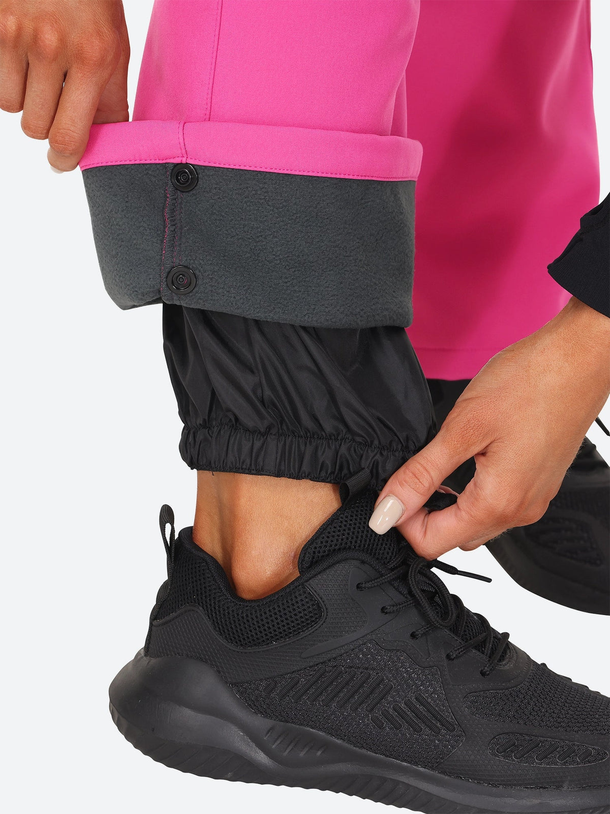 Women's Ski Pants with Fleece Lining, Waterproof, Reinforced Knees