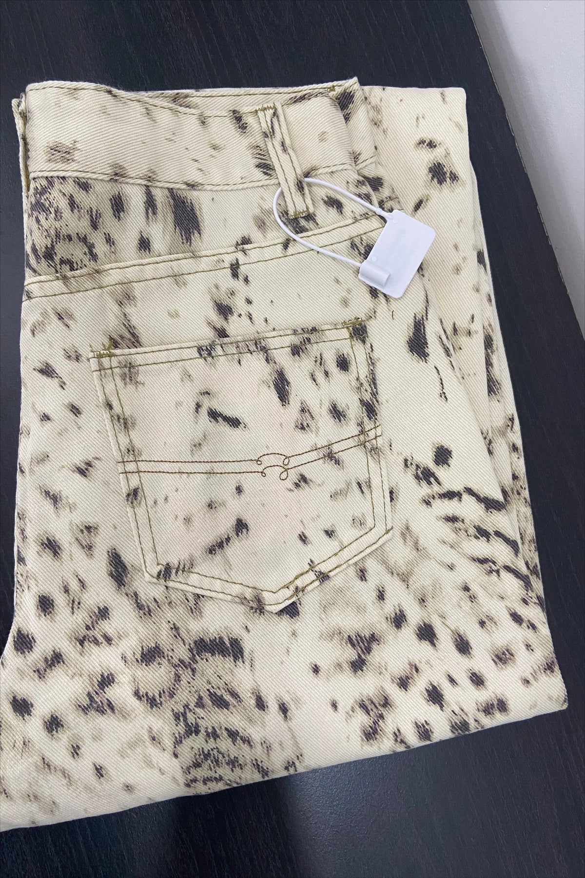 Women's Animal Print Wide Leg Pants
