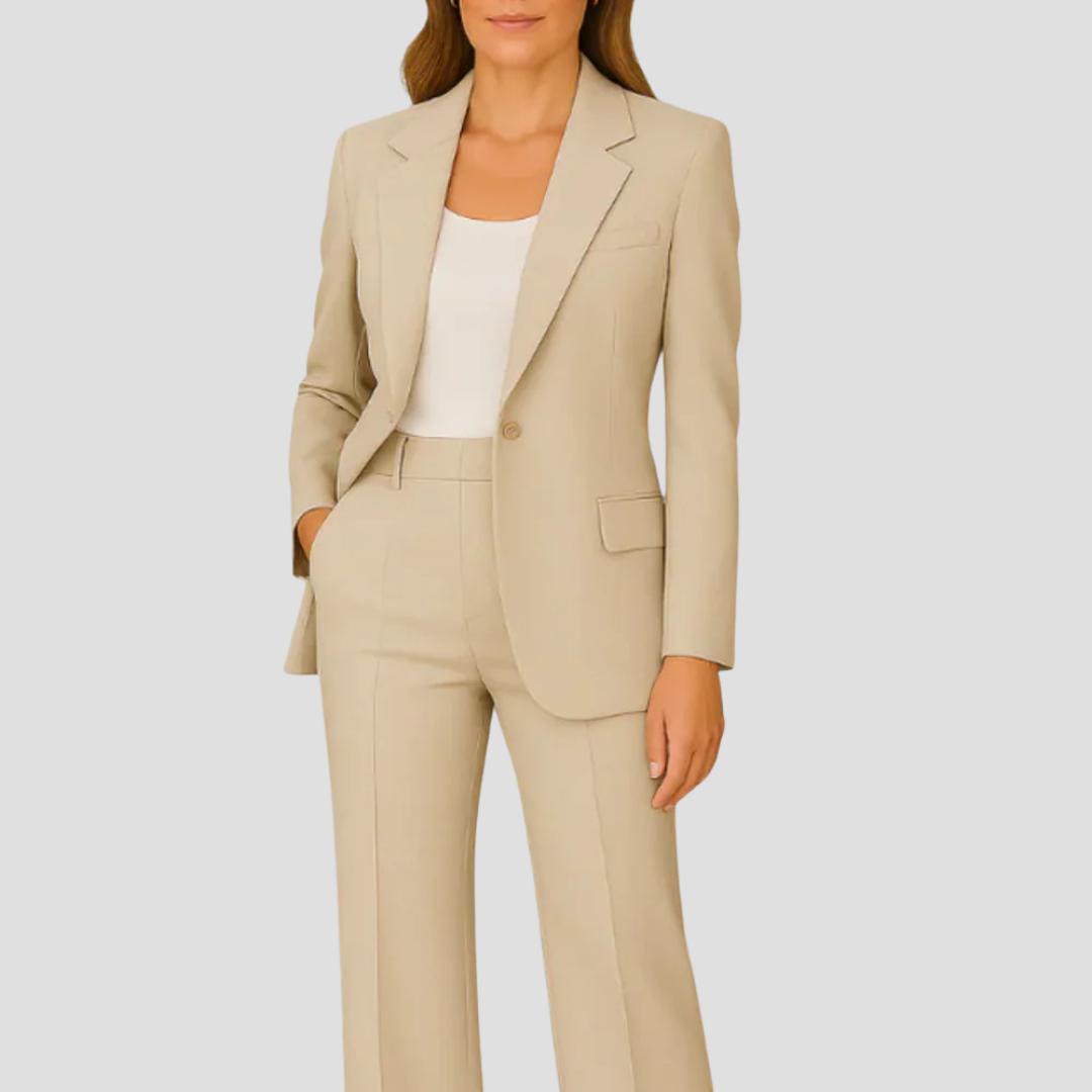 Jasmine | Women Tailored Suit Sets With Long Blazer Design 7