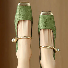 Isabella | Womens Gold Heels 3