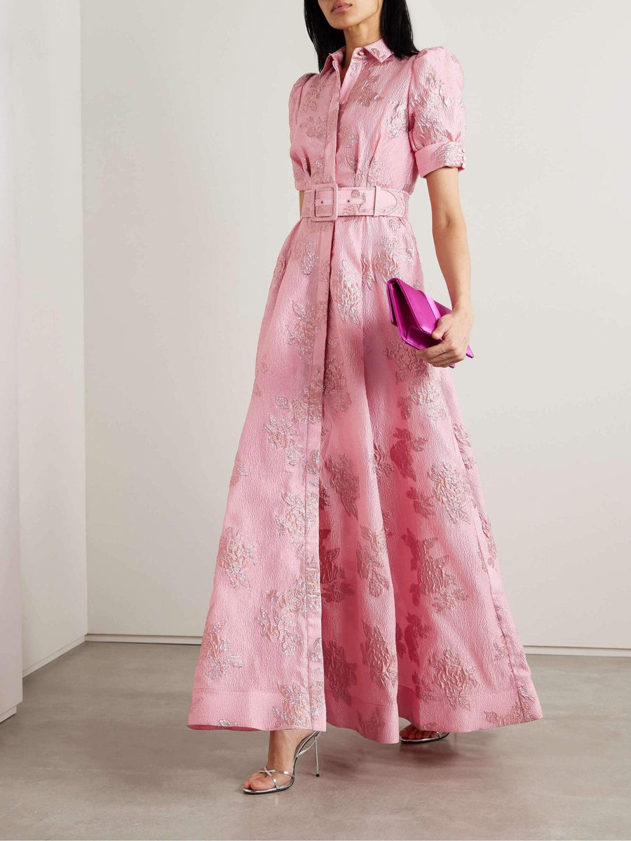 Anabella | Elegant Short Puff Sleeves Dress 1