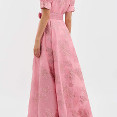 Anabella | Elegant Short Puff Sleeves Dress 3