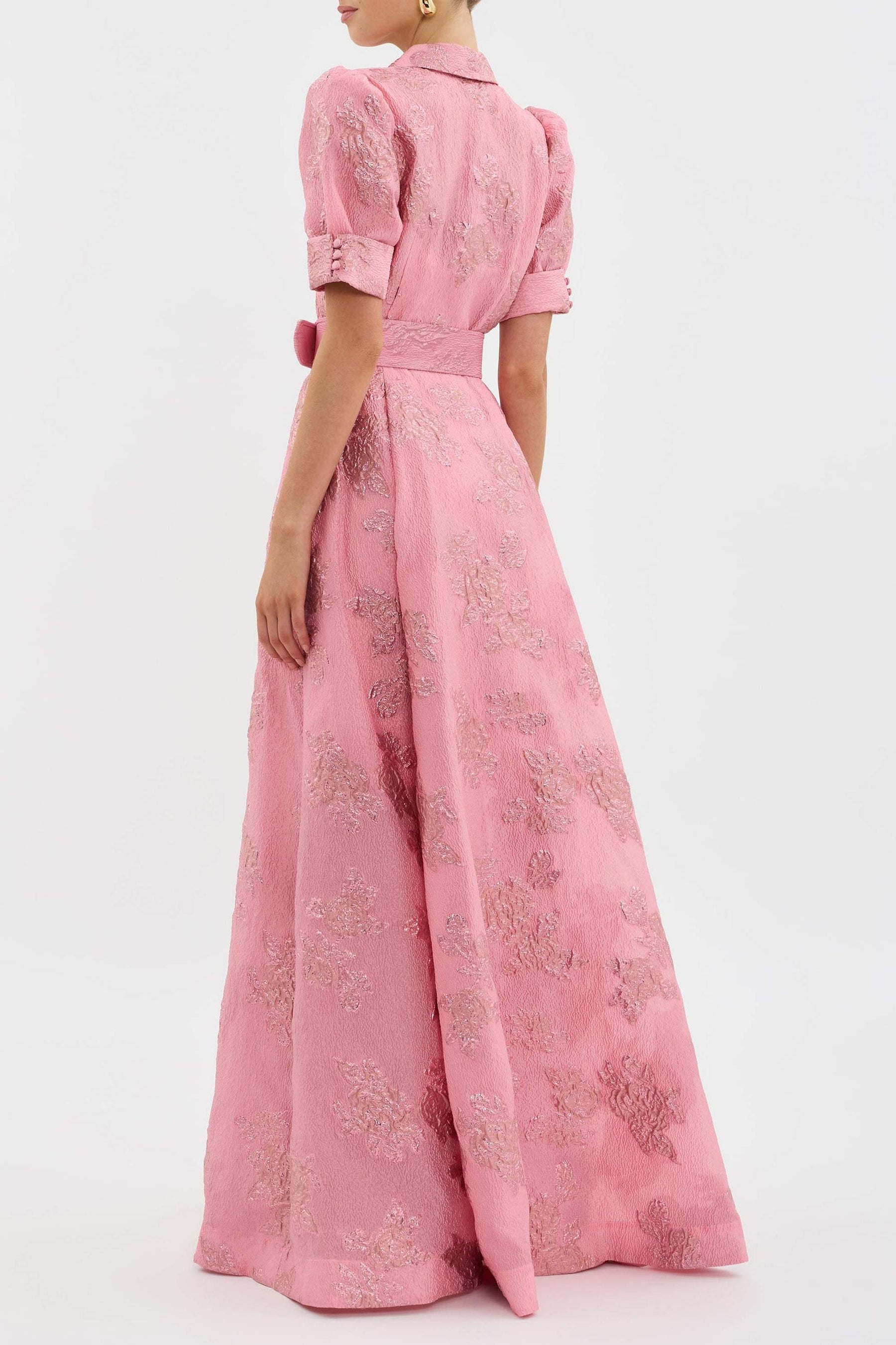 Anabella | Elegant Short Puff Sleeves Dress 3