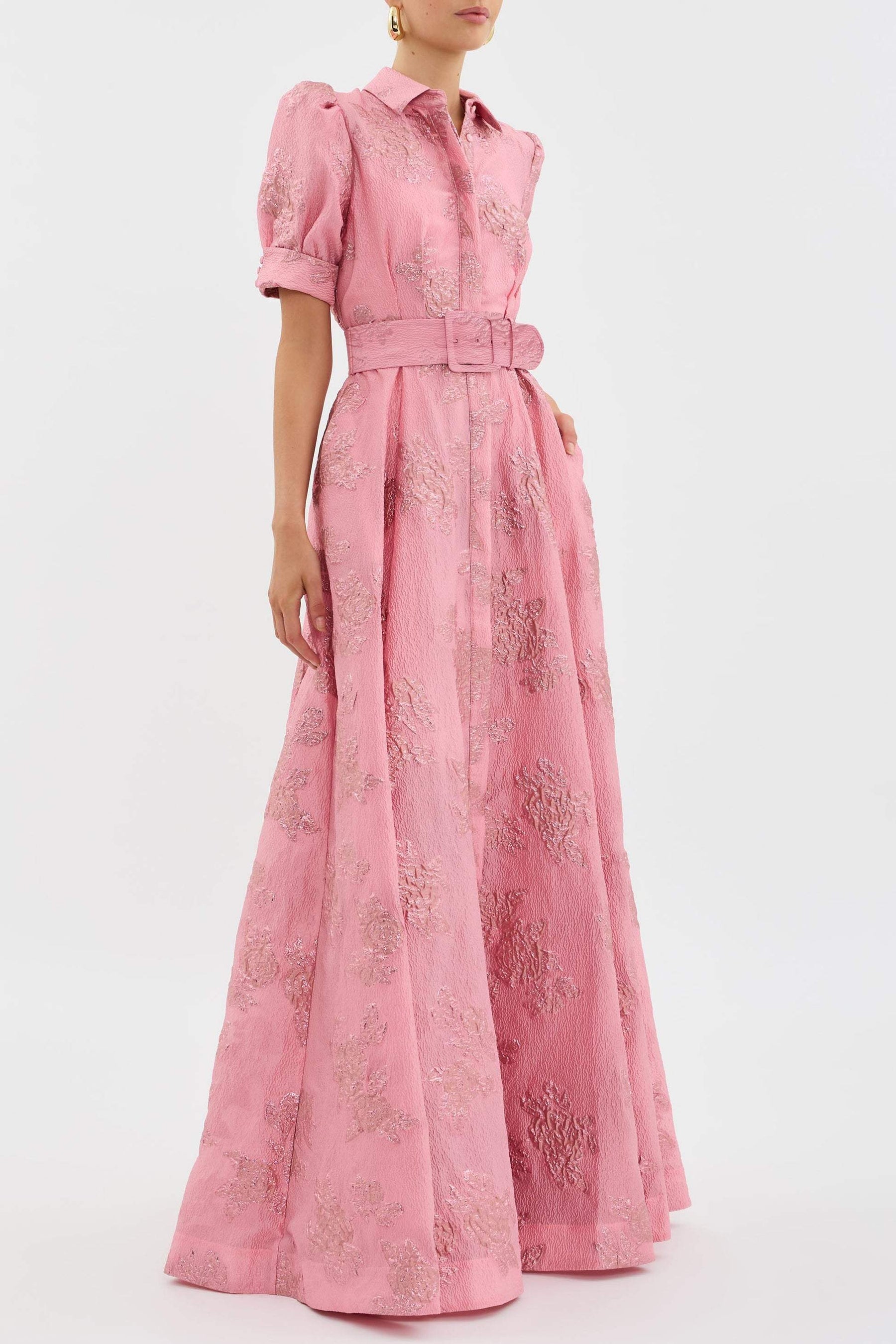 Anabella | Elegant Short Puff Sleeves Dress 4