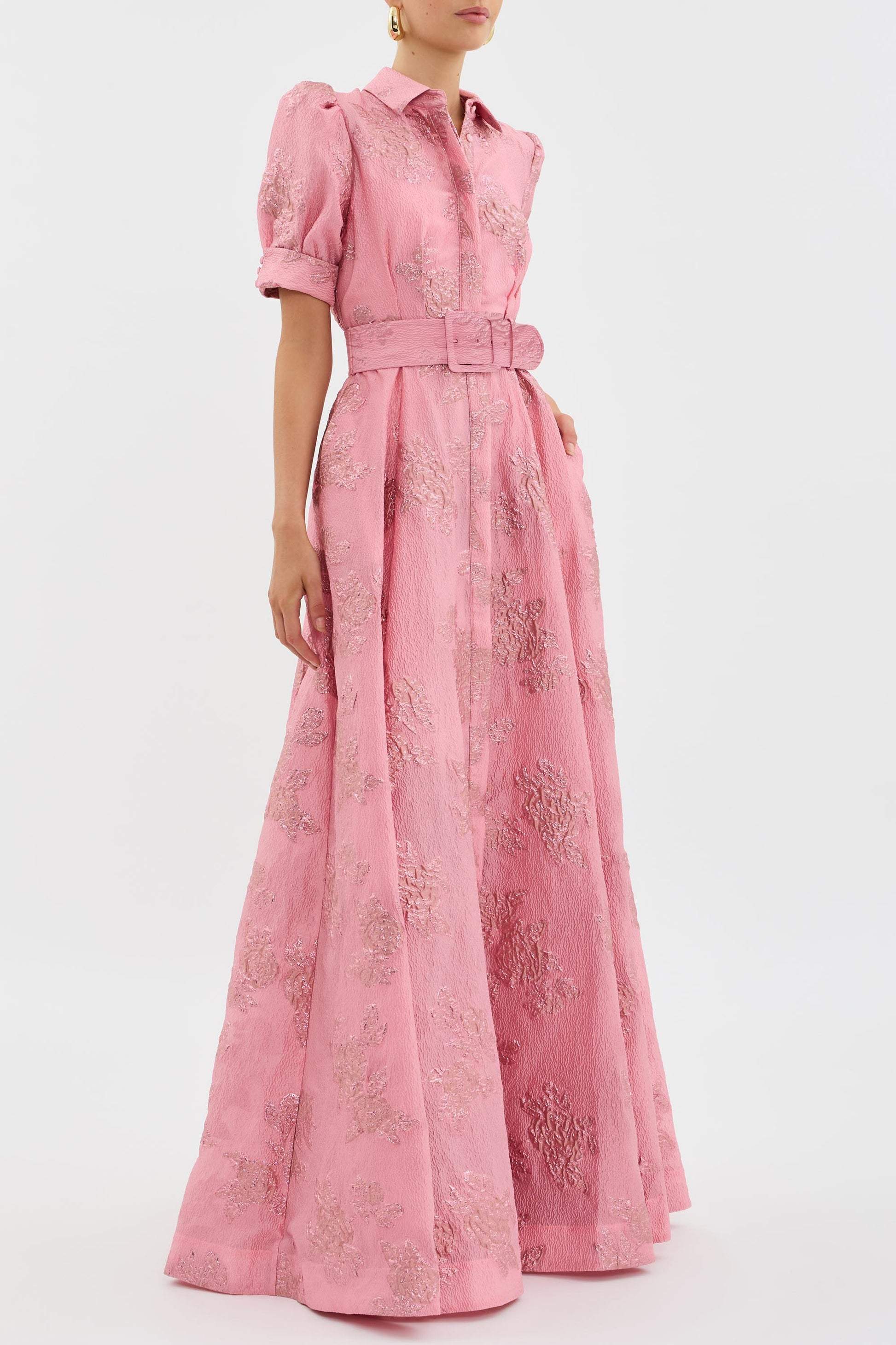 Anabella | Elegant Short Puff Sleeves Dress 4