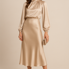 Kriz | High Waist Midi Dress 1