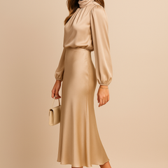 Kriz | High Waist Midi Dress 20