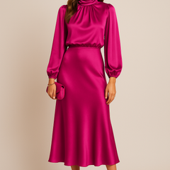 Kriz | High Waist Midi Dress 7