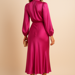 Kriz | High Waist Midi Dress 17