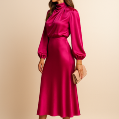 Kriz | High Waist Midi Dress 9