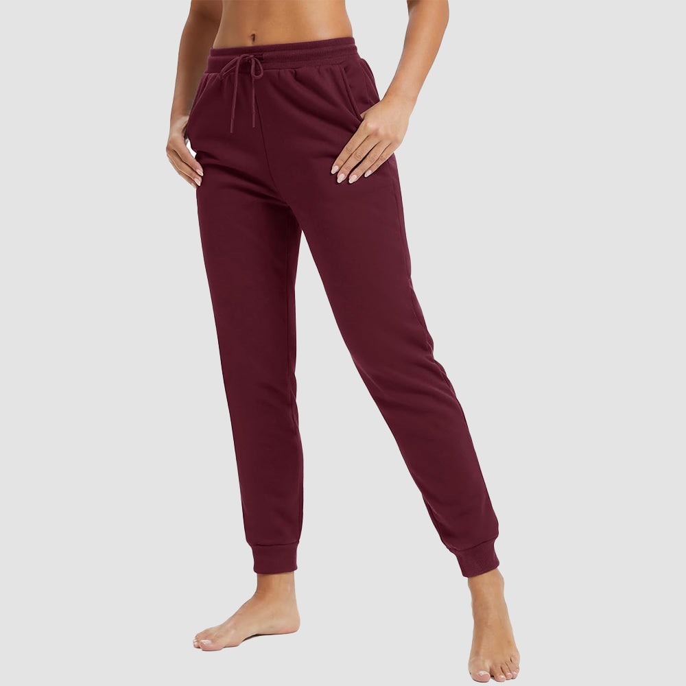 Women's Sherpa-Lined Joggers, Drawstring Waist, Elasticated Cuffs