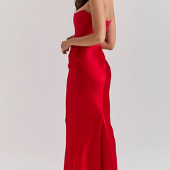 Elegant Strapless Bodycon Maxi Dress | Womens Formal Cocktail Dress for Weddings and Special Events 7