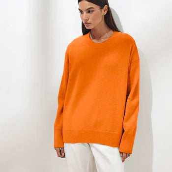 Abigail | Women's Winter Sweater with Ribbed Cuffs | Lunarafi