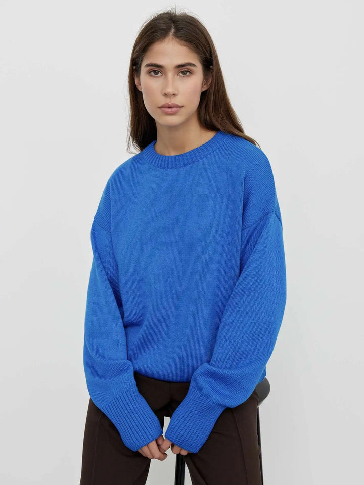 Abigail | Women's Winter Sweater with Ribbed Cuffs | Lunarafi