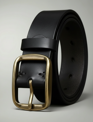 Men's Distressed Leather Belt | Stylish Everyday Accessory for Casual and Formal Wear 1