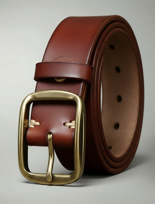 Men's Distressed Leather Belt | Stylish Everyday Accessory for Casual and Formal Wear 2