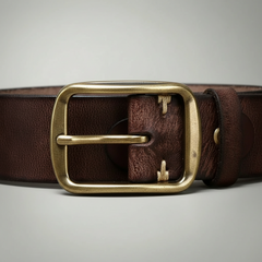 Men's Distressed Leather Belt | Stylish Everyday Accessory for Casual and Formal Wear 4