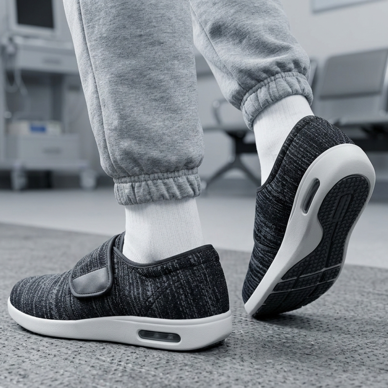 Men's Extra-Wide ComfortFit Shoes | Adjustable Straps and Cushioned Support 1