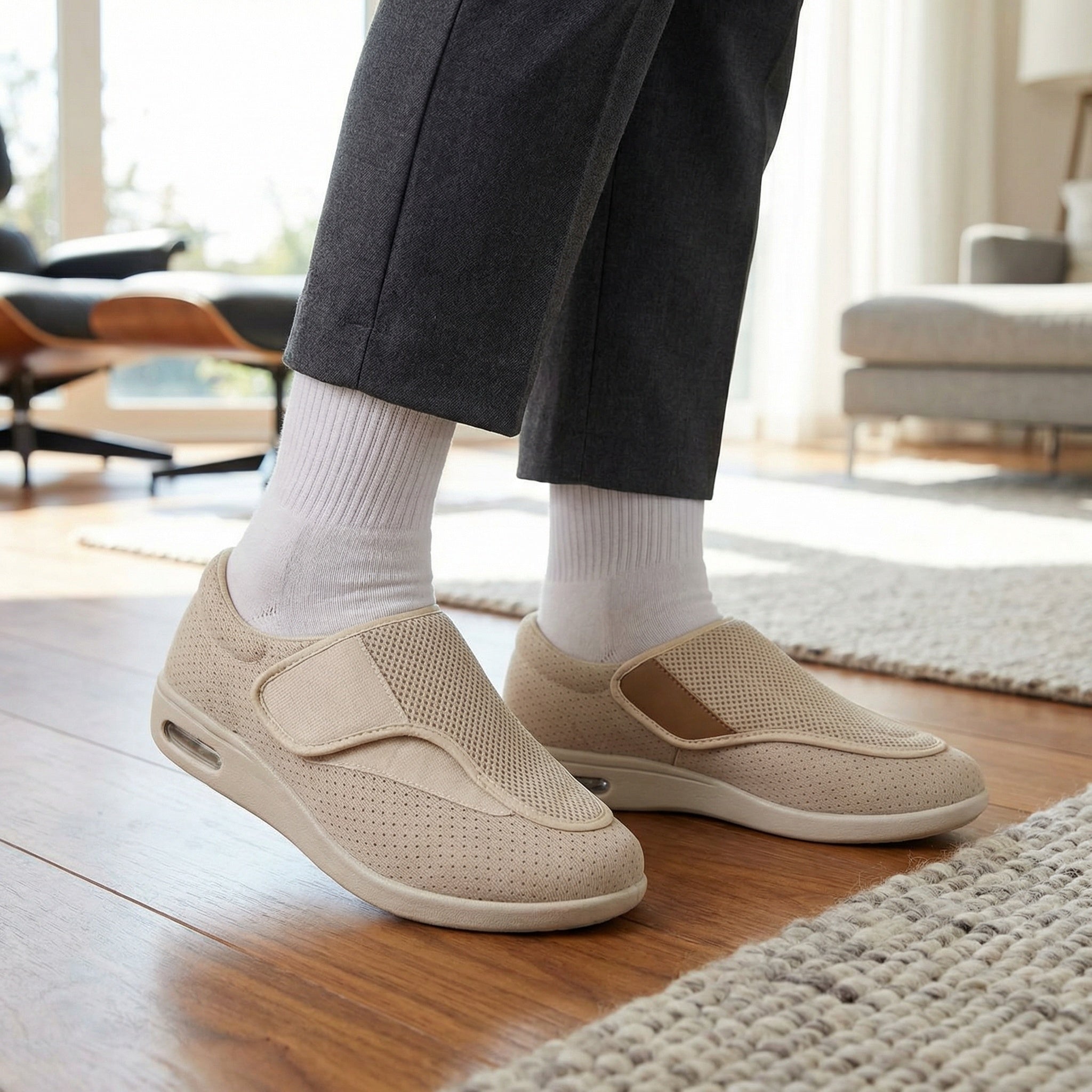 Men's Extra-Wide ComfortFit Shoes | Adjustable Straps and Cushioned Support 2
