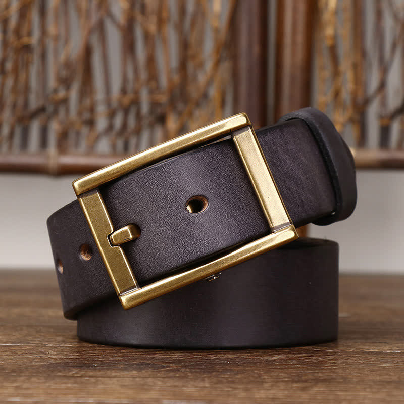 Men's Genuine Leather Belt | Classic Studded Design | Versatile Fashion Accessory 6