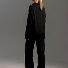 Hannah | Womens Collared Two Piece Relaxed Fit Lounge Set 2