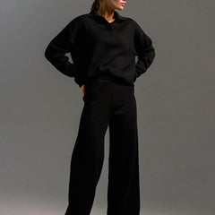 Hannah | Womens Collared Two Piece Relaxed Fit Lounge Set 3