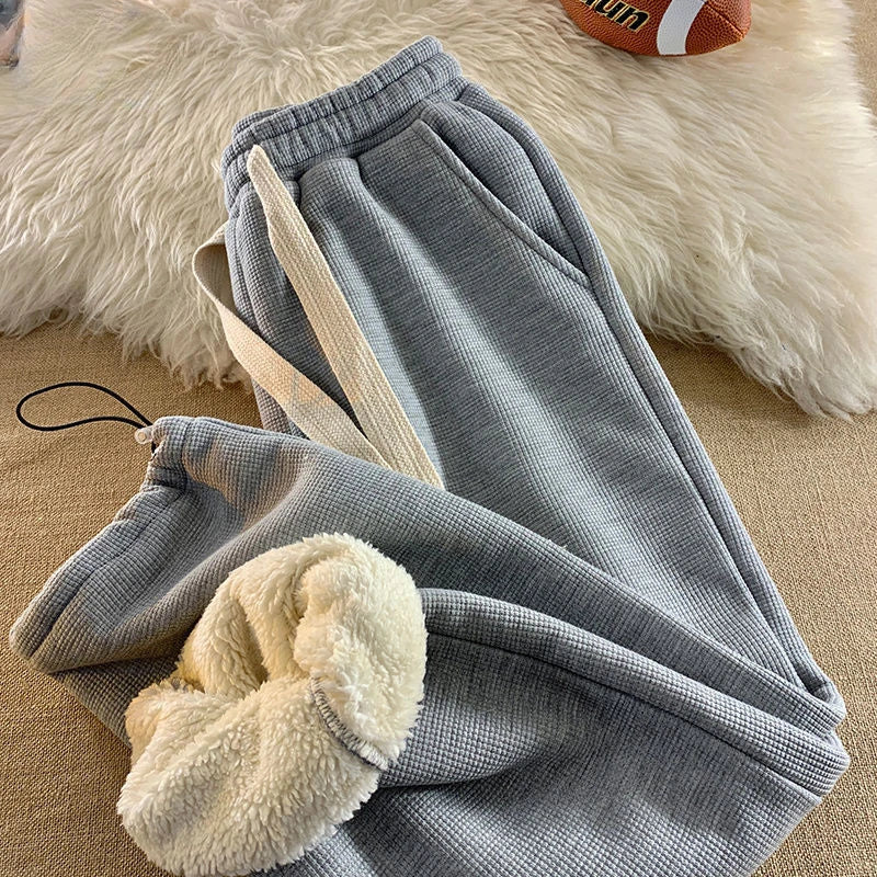 Women's Fleece-Lined Lounge Trousers, Elasticated Waist