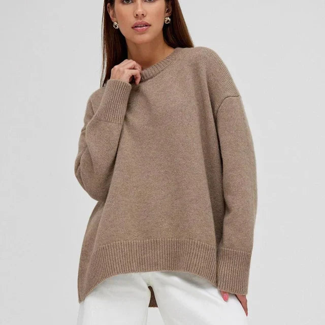 Abigail | Women's Winter Sweater with Ribbed Cuffs | Lunarafi