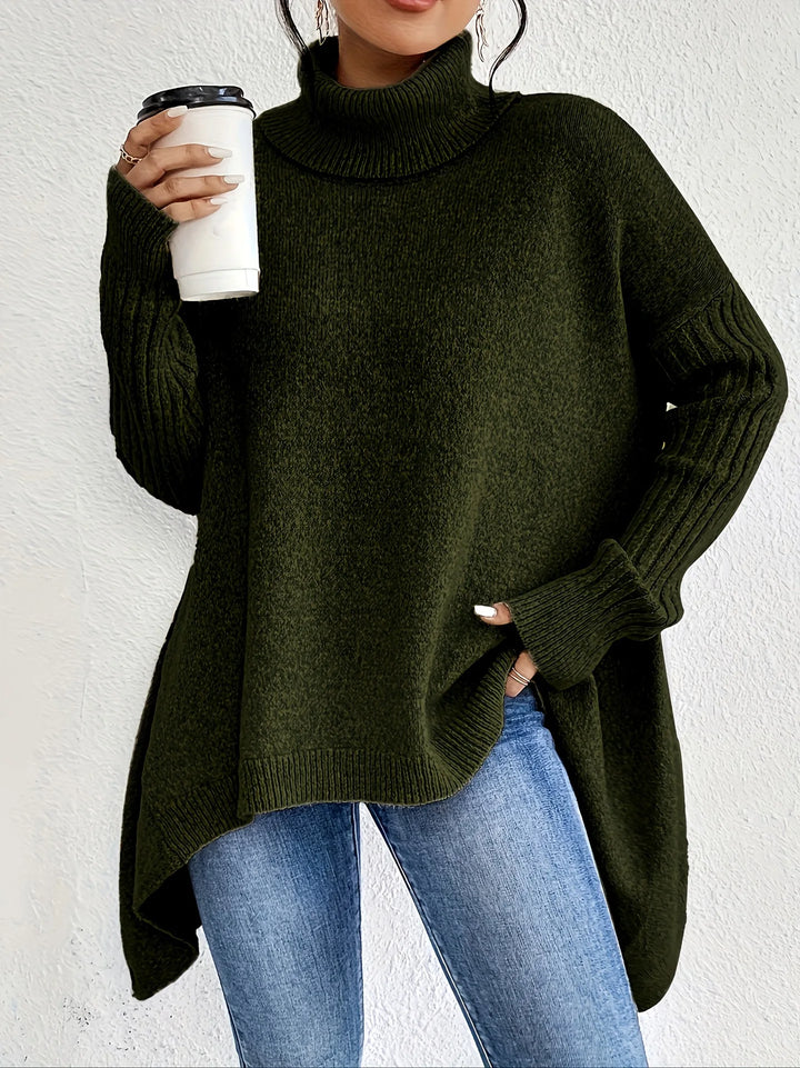 Heidi | Women's Winter Cashmere-Touch Turtleneck | Lunarafi