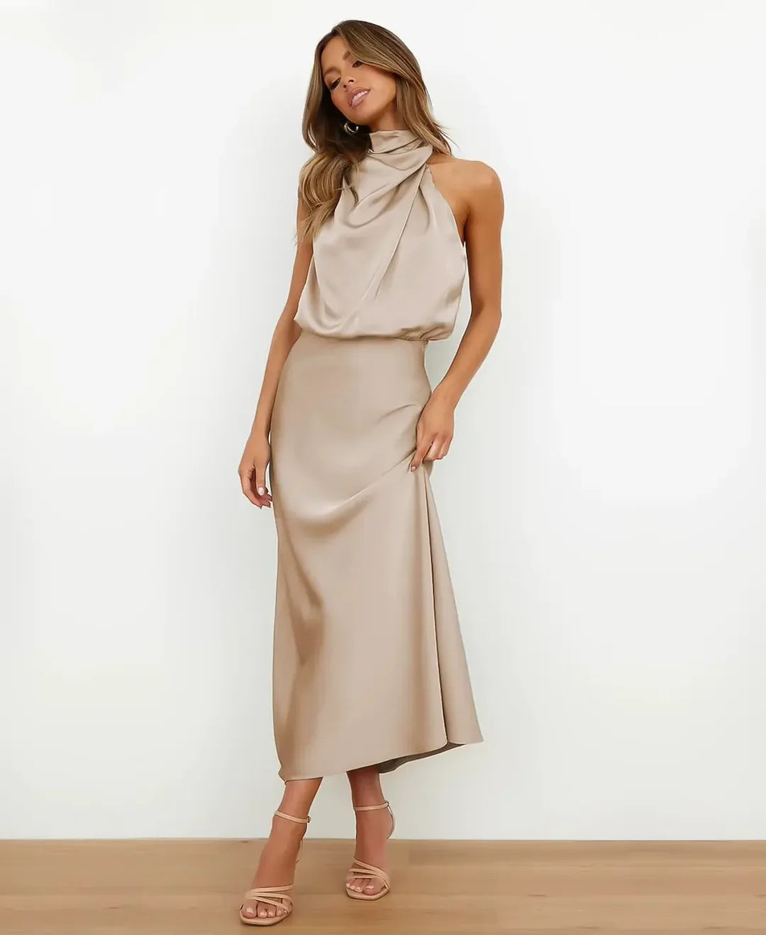 Solène | Elegant Midi Dress | Lunarafi
