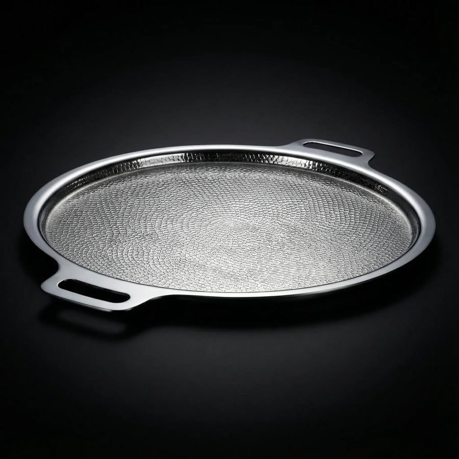 Pure Titanium Hammered Pizza Steel