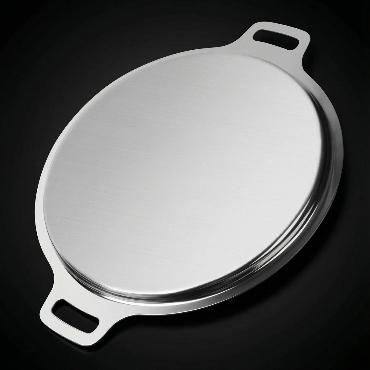 Pure Titanium Hammered Pizza Steel