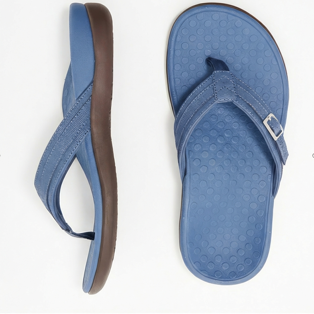 Unisex Cushioned Arch Support Flip Flops | Adjustable Non-Slip Summer Sandals 4