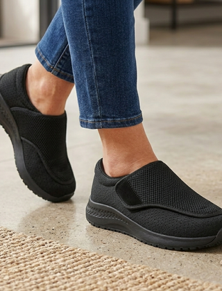 Unisex Extra-Wide Adjustable Shoes | Shock-Absorbing Comfort Footwear | Breathable Non-Slip Design 0