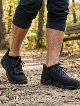 Unisex Flexible Knit Slip-On Sneakers | Comfortable Orthopedic Support Shoes 0
